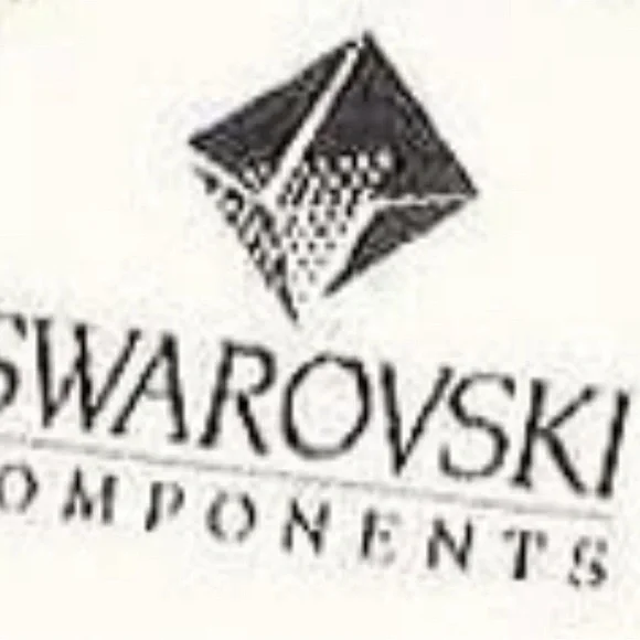 SWAROVSKI ELEMENTS AQUAMARINE & CLEAR CRYSTAL Silver Women's Ring sz 9 - Picture 11 of 11